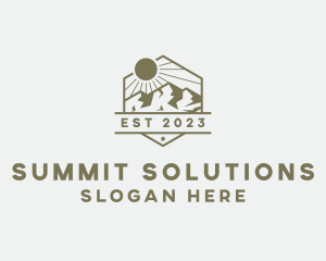 Mountain Summit Adventure logo design