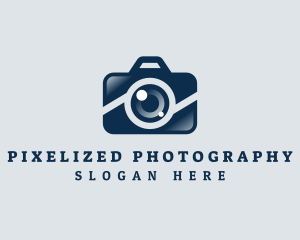 Camera Lens Media logo design