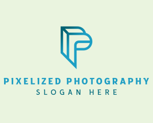 Modern Professional Realtor Letter P logo design