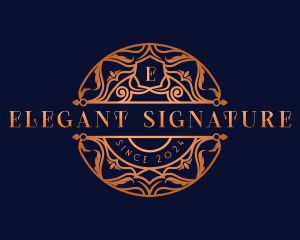 Premium Elegant Crest logo design