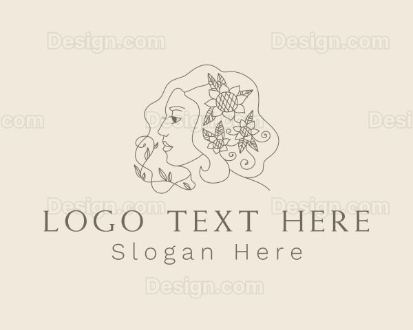 Floral Woman Styling Logo