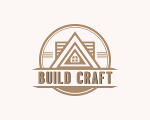 Residential House Roof logo design