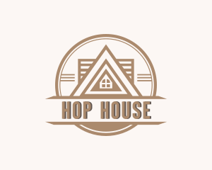 Residential House Roof logo design