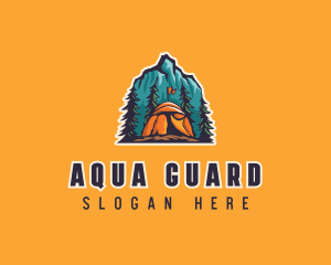 Mountain Explorer Campsite logo design