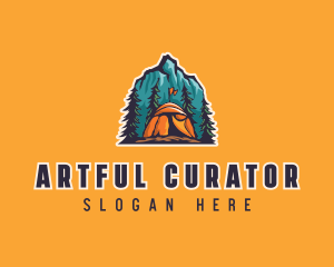 Mountain Explorer Campsite logo design