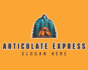 Mountain Explorer Campsite logo design