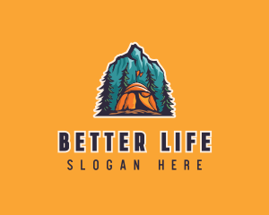 Mountain Explorer Campsite logo design