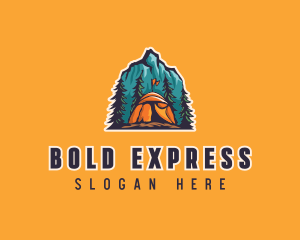 Mountain Explorer Campsite logo design