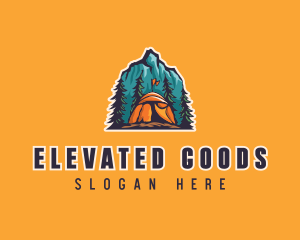 Mountain Explorer Campsite logo design