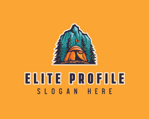 Mountain Explorer Campsite logo design