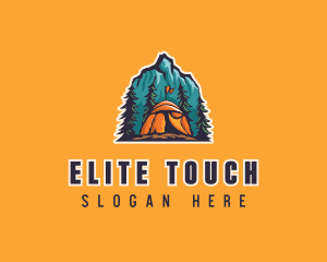 Mountain Explorer Campsite logo design