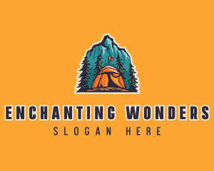 Mountain Explorer Campsite logo design