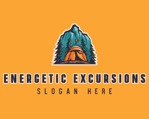 Mountain Explorer Campsite logo design