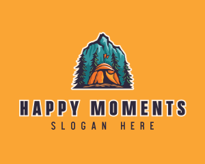 Mountain Explorer Campsite logo design