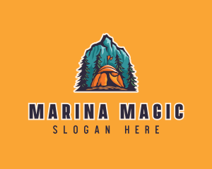 Mountain Explorer Campsite logo design