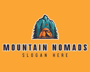 Mountain Explorer Campsite logo design