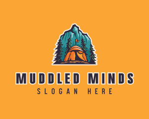 Mountain Explorer Campsite logo design