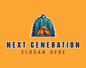 Mountain Explorer Campsite logo design