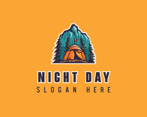 Mountain Explorer Campsite logo design