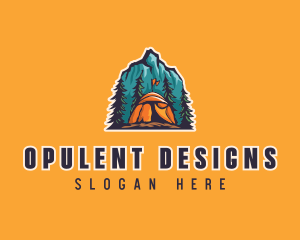 Mountain Explorer Campsite logo design