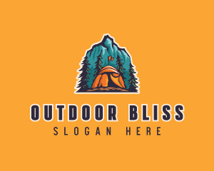 Mountain Explorer Campsite logo design