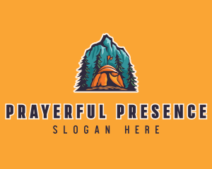 Mountain Explorer Campsite logo design