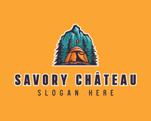 Mountain Explorer Campsite logo design