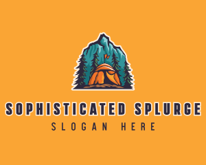 Mountain Explorer Campsite logo design