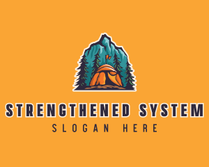 Mountain Explorer Campsite logo design