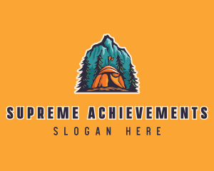 Mountain Explorer Campsite logo design