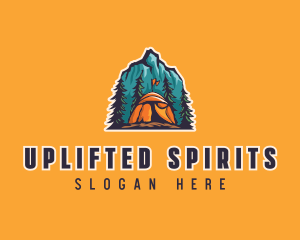 Mountain Explorer Campsite logo design