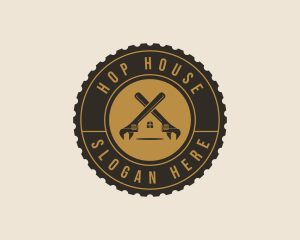 Wrench House Handyman  logo design