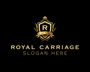 Royal Ornament Shield logo design