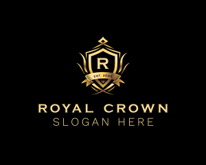 Royal Ornament Shield logo