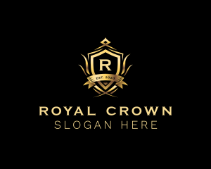 Royal Ornament Shield logo design