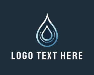 Aqua Water Droplet logo