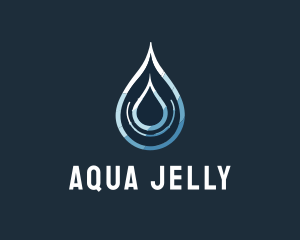 Aqua Water Droplet logo design