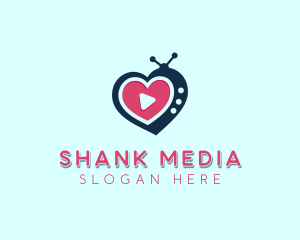 Heart Television Media logo design