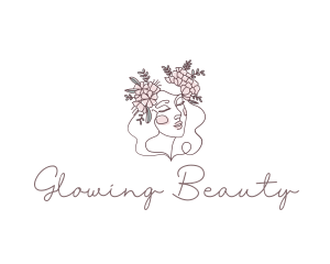 Woman Floral Beauty logo