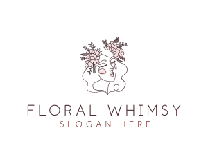 Woman Floral Beauty logo