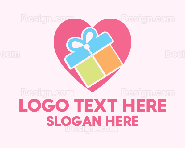 Cute Gift Present Logo