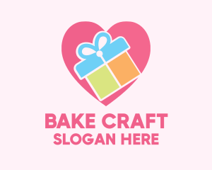 Cute Gift Present logo design