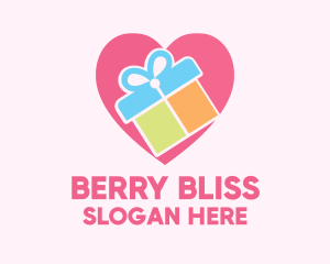 Cute Gift Present logo design