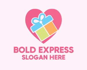 Cute Gift Present logo design