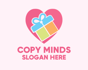 Cute Gift Present logo design