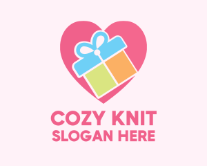 Cute Gift Present logo design