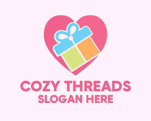 Cute Gift Present logo design