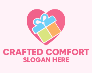 Cute Gift Present logo design