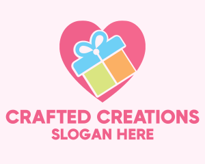 Cute Gift Present logo design