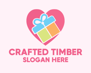 Cute Gift Present logo design